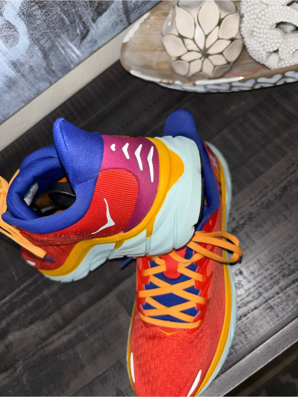 HOKA Clifton 8 'ST/ART Pack' running shoes WOMENS SZ 9.5